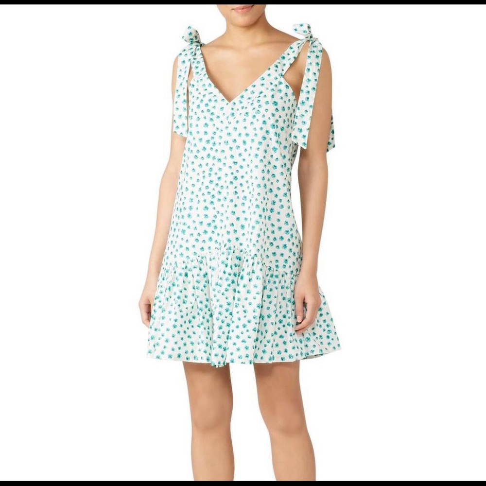[brand new] Rebecca Taylor Emerald Mini Shift Dress in size 2